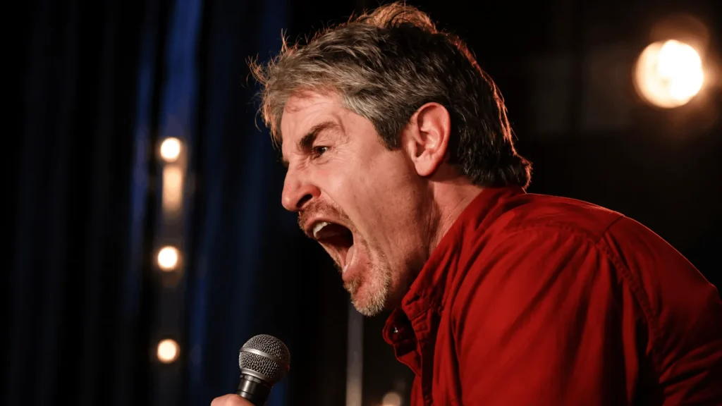 Carlos Alazraqui at a fan convention for his voice acting work
