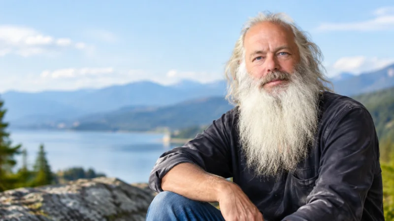 Rick Rubin listening to a band in the studio