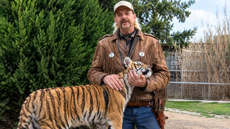 Travis Maldonado at the Oklahoma animal park during the period covered by Tiger King