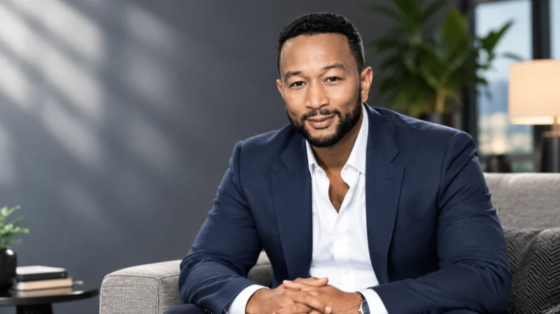 Live performance moment reflecting John Legend's words on purpose