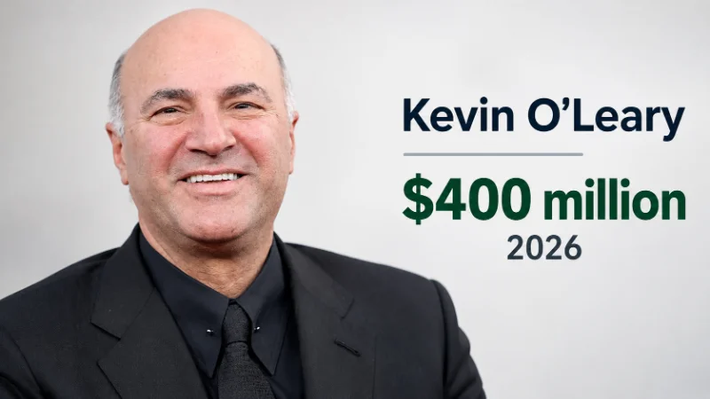 Kevin O’Leary speaking during a business news interview