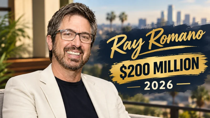 Ray Romano performing stand-up comedy on stage